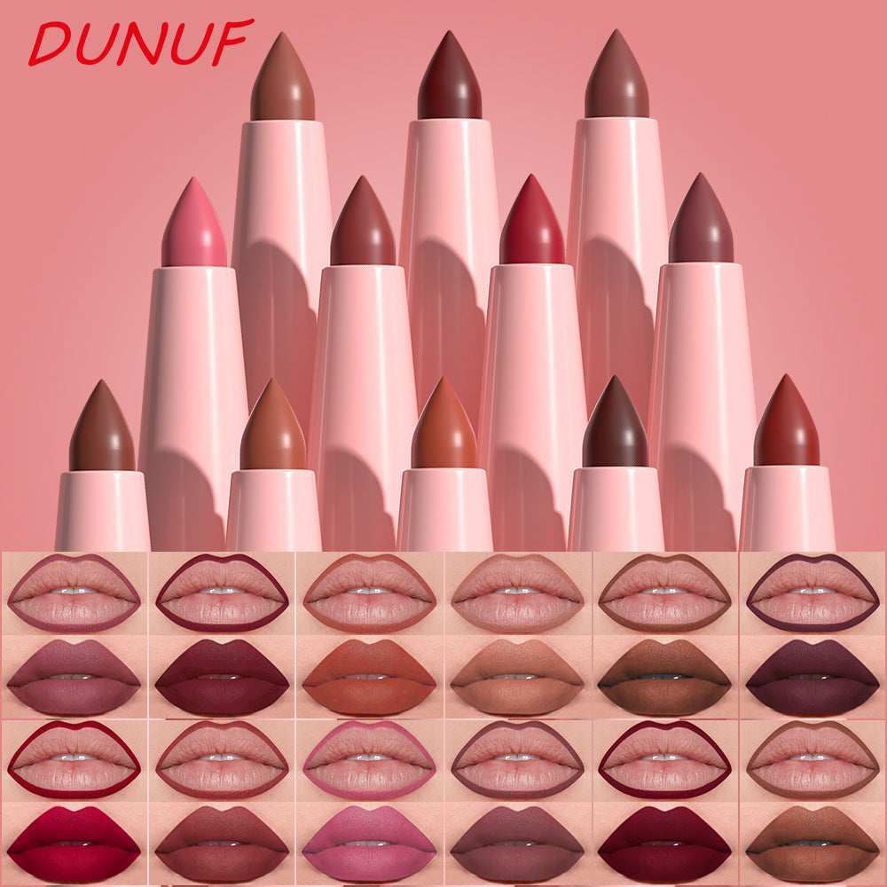 DUNUF 6-Piece Lip Liner Set Easy To Apply Velvet Finish