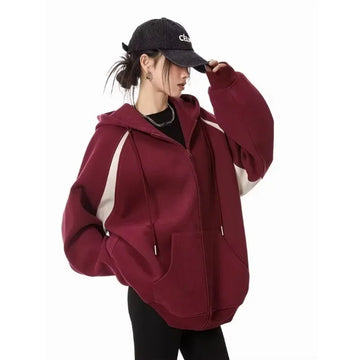 Thick Loose Casual Streetwear Hoodie