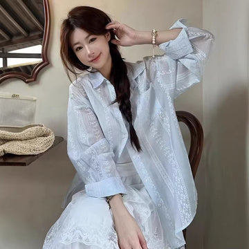 Long Sleeve Cardigan Shirt Jacket
